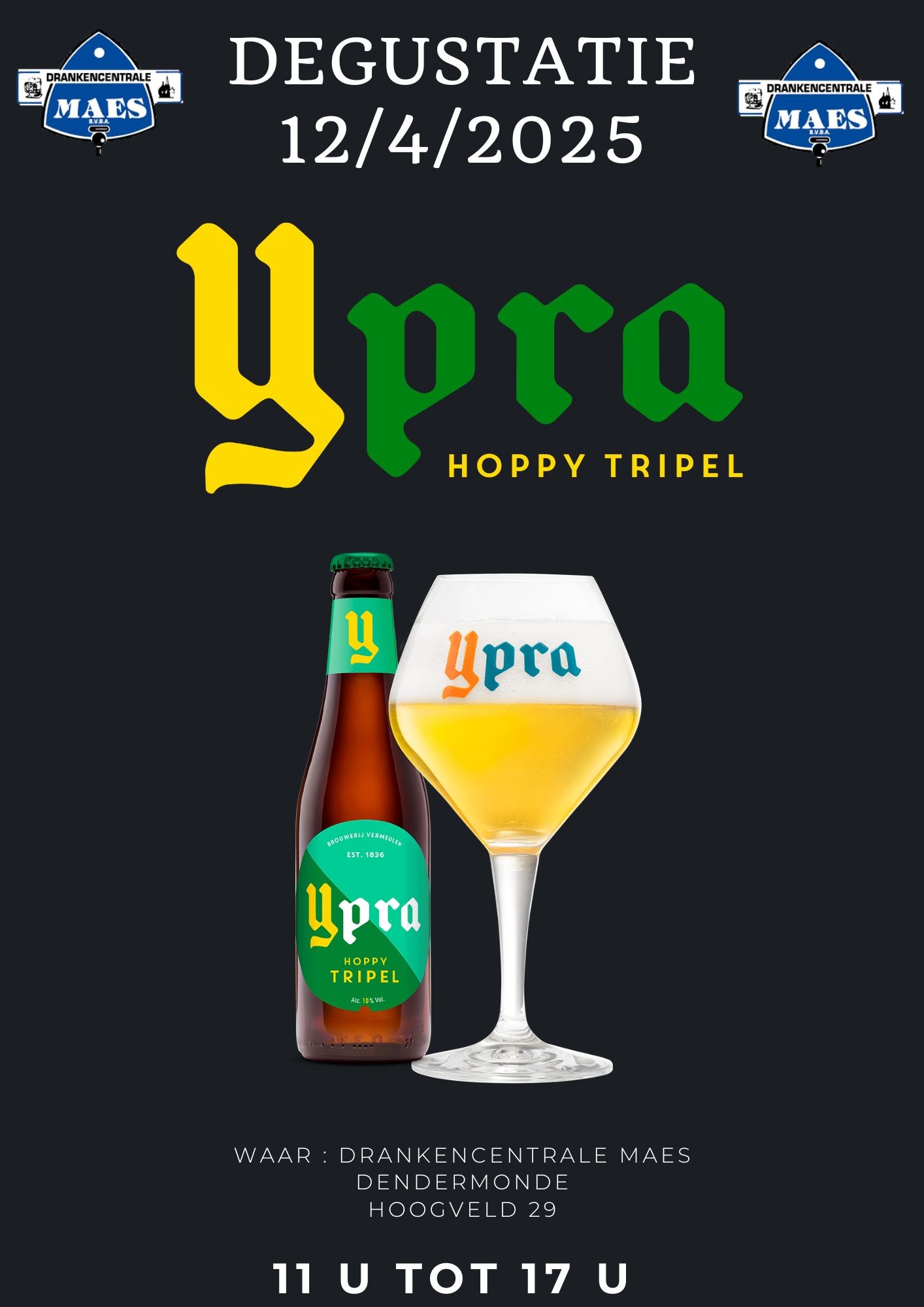 Degustatie Ypra Hoppy Tripel